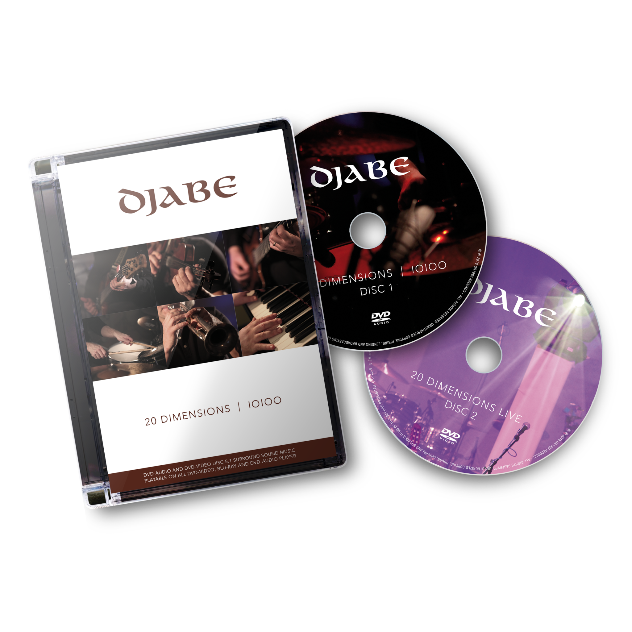 Djabe Djabe 20 Dimensions Dvd Audio Dvd Video Djabe