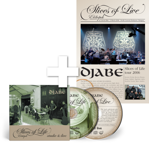 Djabe: Slices of Life - studio & live + Slices of Live DVD boundle